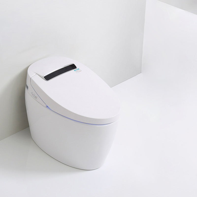 Modern Floor Mount Toilet Bowl Siphon Jet Bidet Toilet with Seat for Bathroom