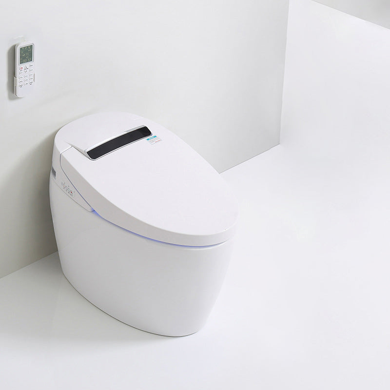 Modern Floor Mount Toilet Bowl Siphon Jet Bidet Toilet with Seat for Bathroom