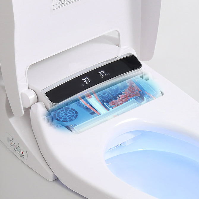 Modern Floor Mount Toilet Bowl Siphon Jet Bidet Toilet with Seat for Bathroom