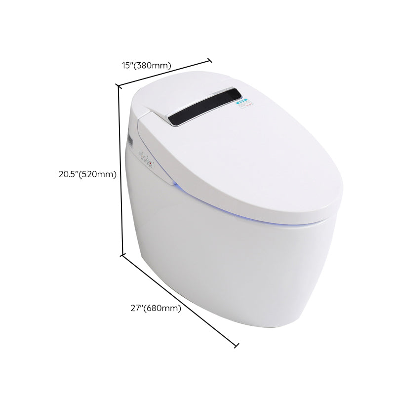 Modern Floor Mount Toilet Bowl Siphon Jet Bidet Toilet with Seat for Bathroom