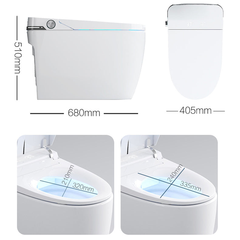 Modern Skirted Urine Toilet Heated Seat Flush Toilet with Seat