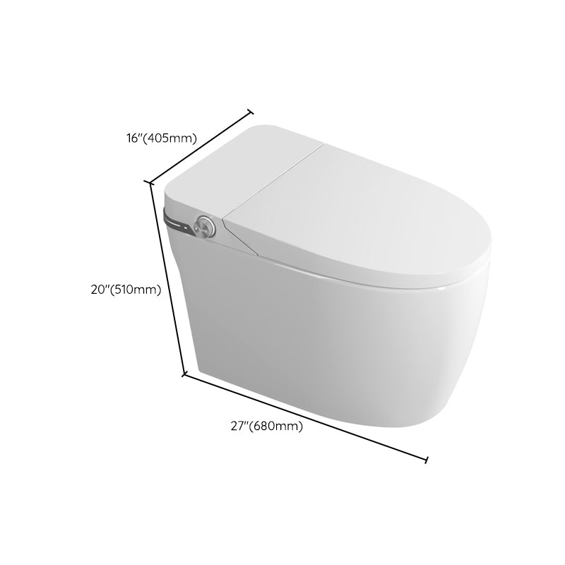 Modern Skirted Urine Toilet Heated Seat Flush Toilet with Seat