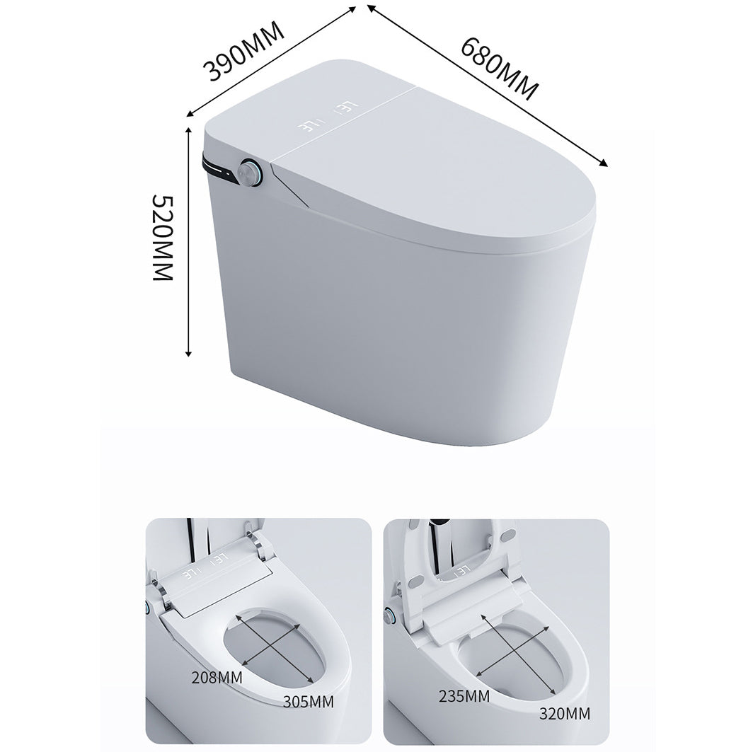 Modern Siphon Jet Toilet Bowl Ceramic Bidet Toilet with Seat for Bathroom