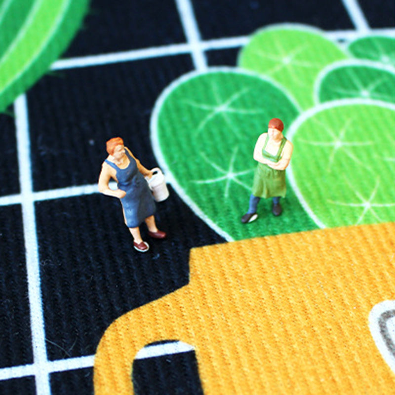 Modern White Carpet Polyester Pattern Carpet Washable Carpet for Home Decor