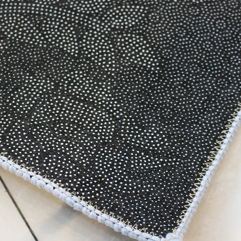 Modern Color Piece Rug Polyester Orange Rug Stain Resistant Rug for Drawing Room