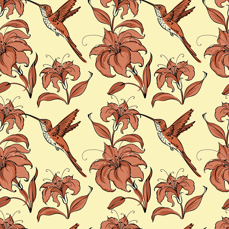 Illustration Environment Friendly Mural Wallpaper Flower Painting Living Room Wall Mural