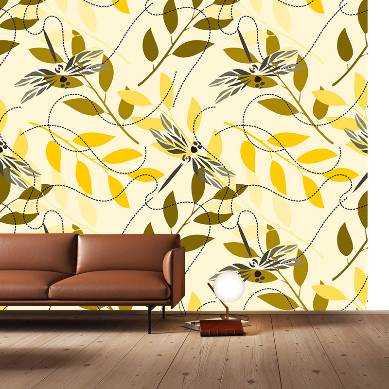 Environmental Wall Mural Wallpaper Plant Decoration Bedroom Wall Mural