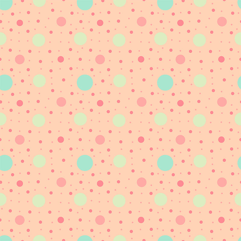 Modern Style Wall Mural Wallpaper Polka Dot Illustration Bedroom Wall Mural