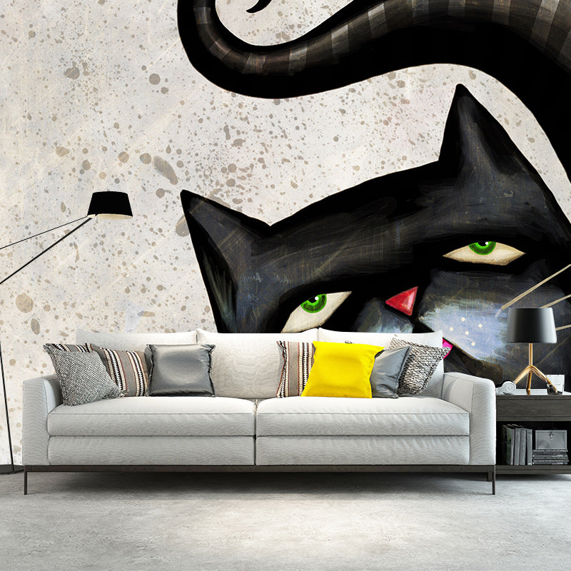 Washable Mural Wallpaper Animals Illustration Indoor Wall Mural