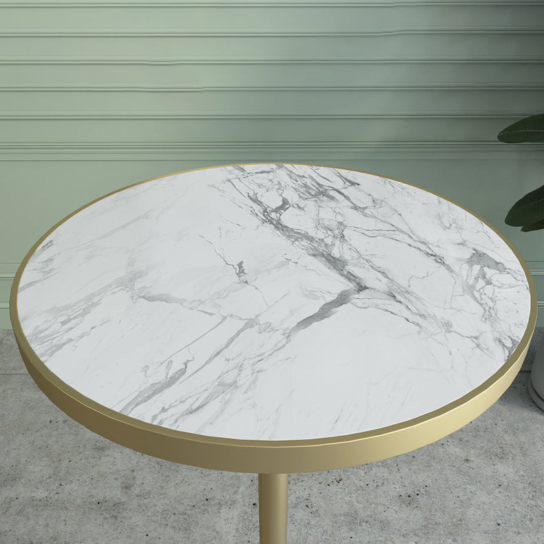 Modern Bar Table Dining Table with Pedestal Base for Kitchen Living Room