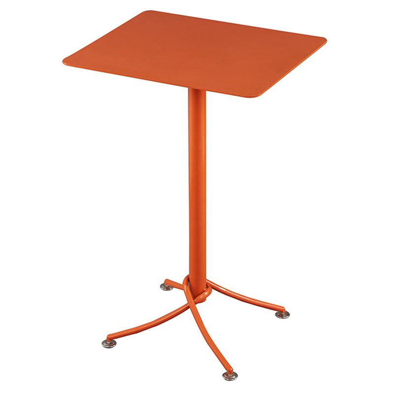 Industrial Outdoor Bar Height Table Metal Bar Table with Pedestal