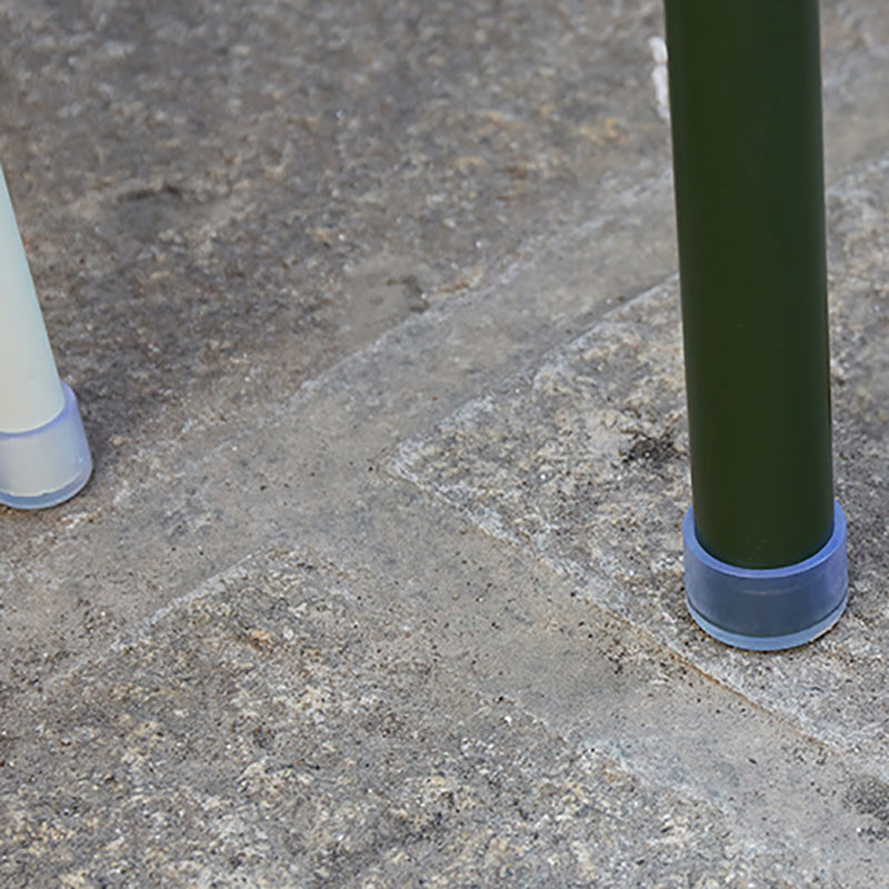 Rectangle Outdoor Bar Dining Table Metal Bar Table with Trestle Base