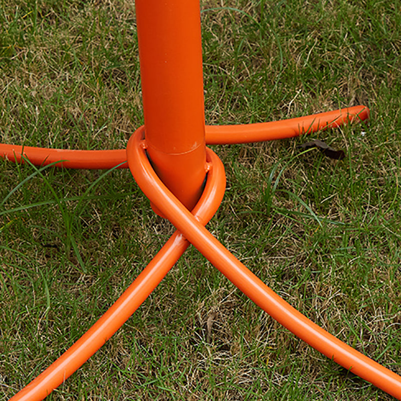 Metal Bar Dining Table Industrial Bar Height Cocktail Table with Pedestal