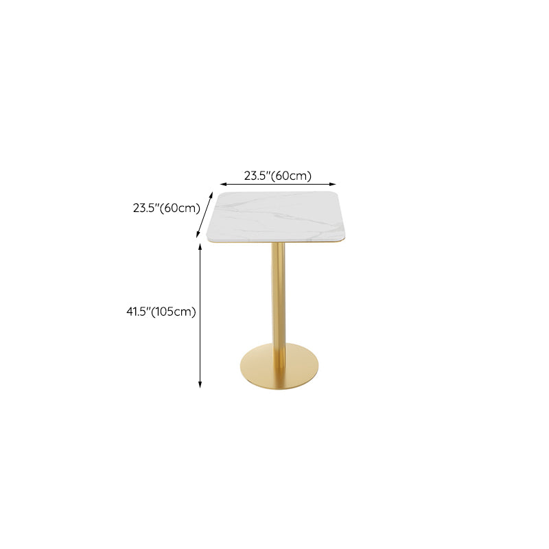 Sintered Stone Bar Table Traditional Luxury Dining Table for Kitchen Living Room
