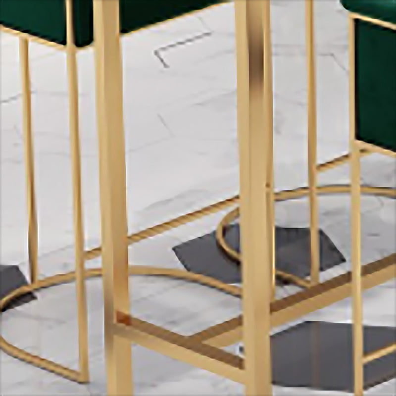 Glam Pub Table Faux Marble Rectangle Bar Table for Breakroom