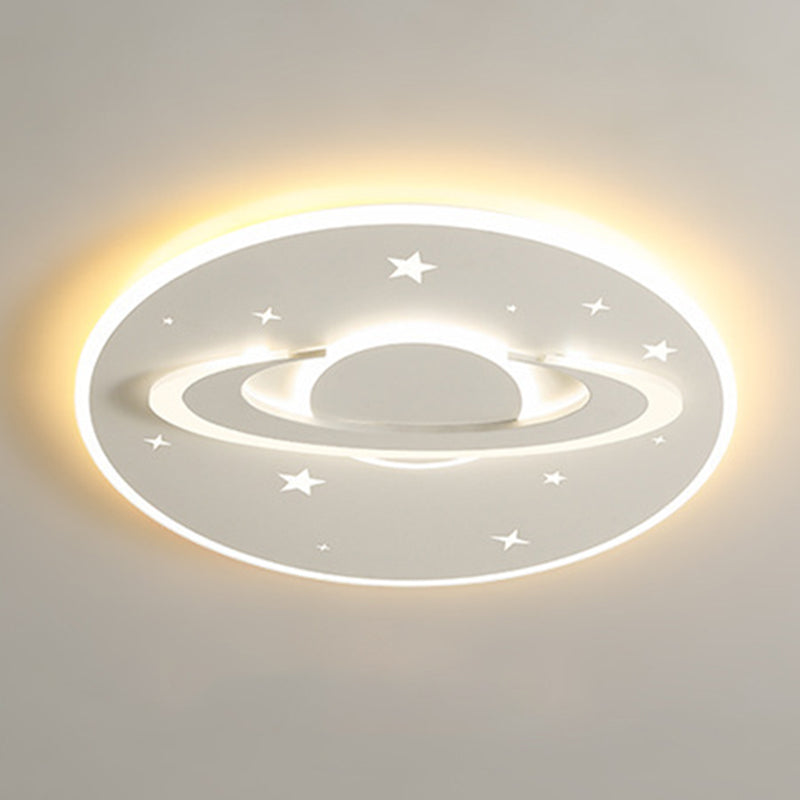 LED Flush Mount Lighting Contemporary White Ceiling Light for Home