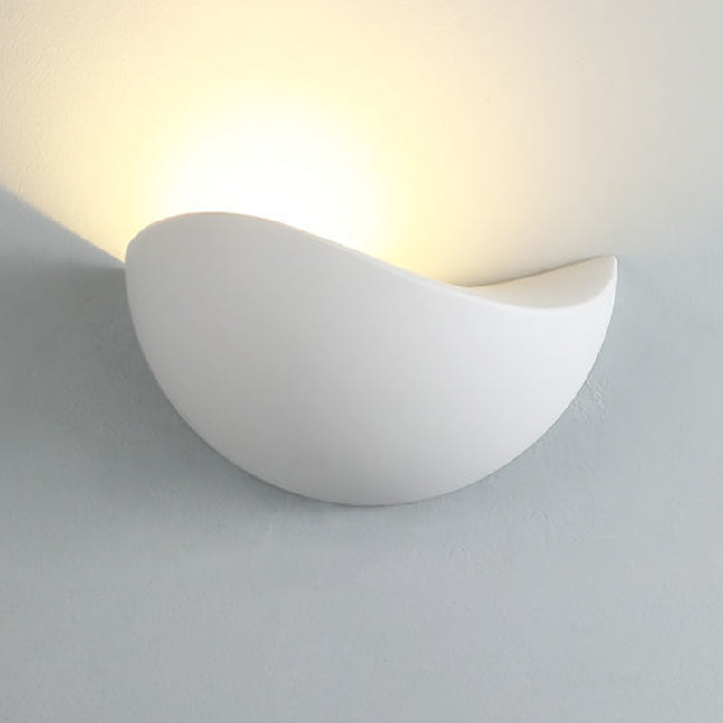 Modern Style Waveform Shape Wall Sconce Metal 1 Light Sconces for Outdoor