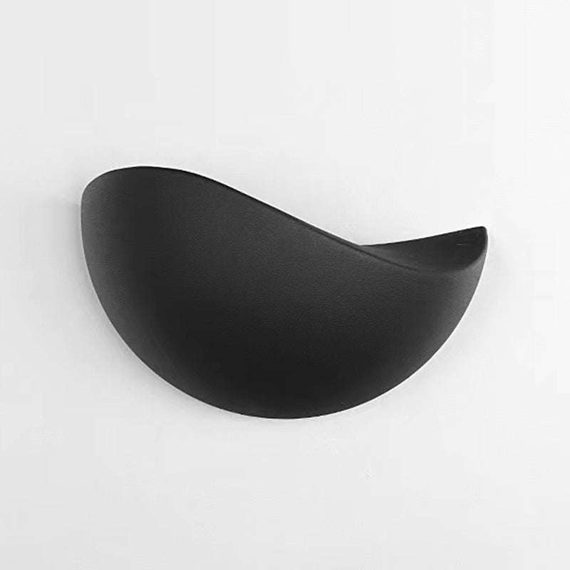 Modern Style Waveform Shape Wall Sconce Metal 1 Light Sconces for Outdoor