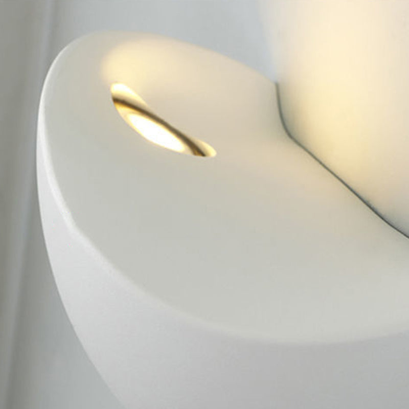 Modern Style Waveform Shape Wall Sconce Metal 1 Light Sconces for Outdoor