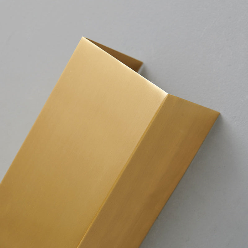 2-Light Rectangular Wall Sconce Light Modern Metal Wall Sconce Lighting