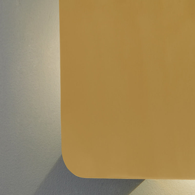 2-Light Rectangular Wall Sconce Light Modern Metal Wall Sconce Lighting