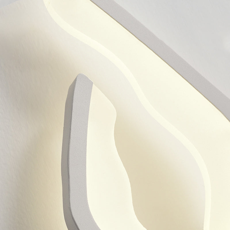 Geometric Wall Lighting Ideas Modern Metal 1 Light Wall Mounted Lighting in White