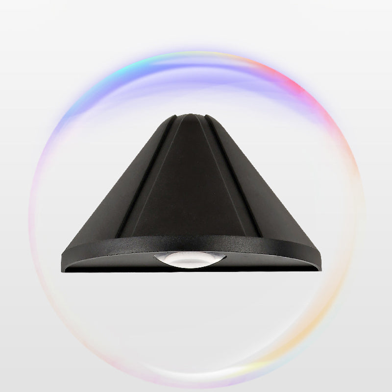 Modern Style Triangle Wall Sconce Metal 1 Light Sconces for Outdoor