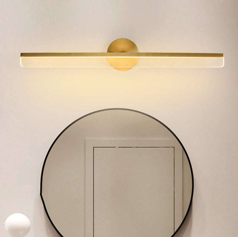 LED Bath Bar Vanity Lighting Contemporary Golden Light for Bathroom