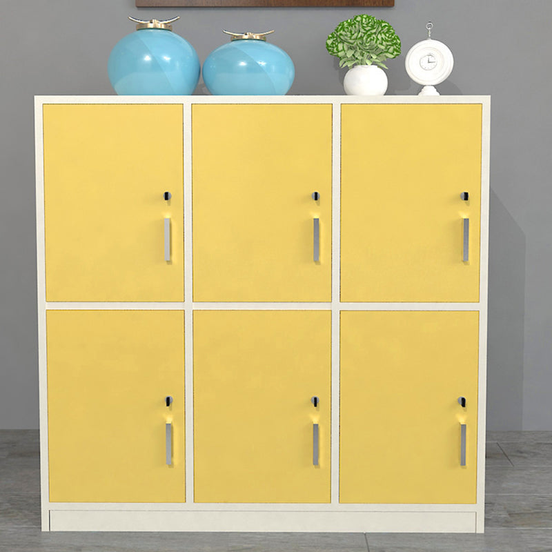 Manufactured Wood Matte Finish Cabinet Modern Storage Cabinet with Hinged Doors