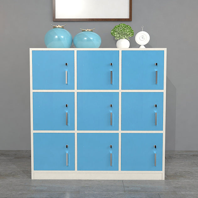Manufactured Wood Matte Finish Cabinet Modern Storage Cabinet with Hinged Doors