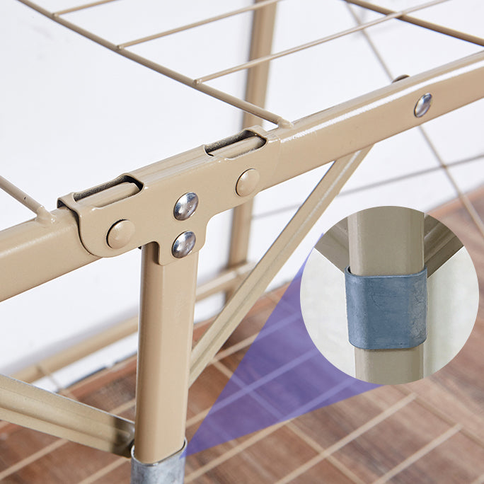 Contemporary Style Steel Wardrobe Cloth Rod Included Wardrobe Closet with Legs