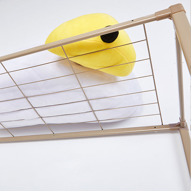 Contemporary Style Steel Wardrobe Cloth Rod Included Wardrobe Closet with Legs