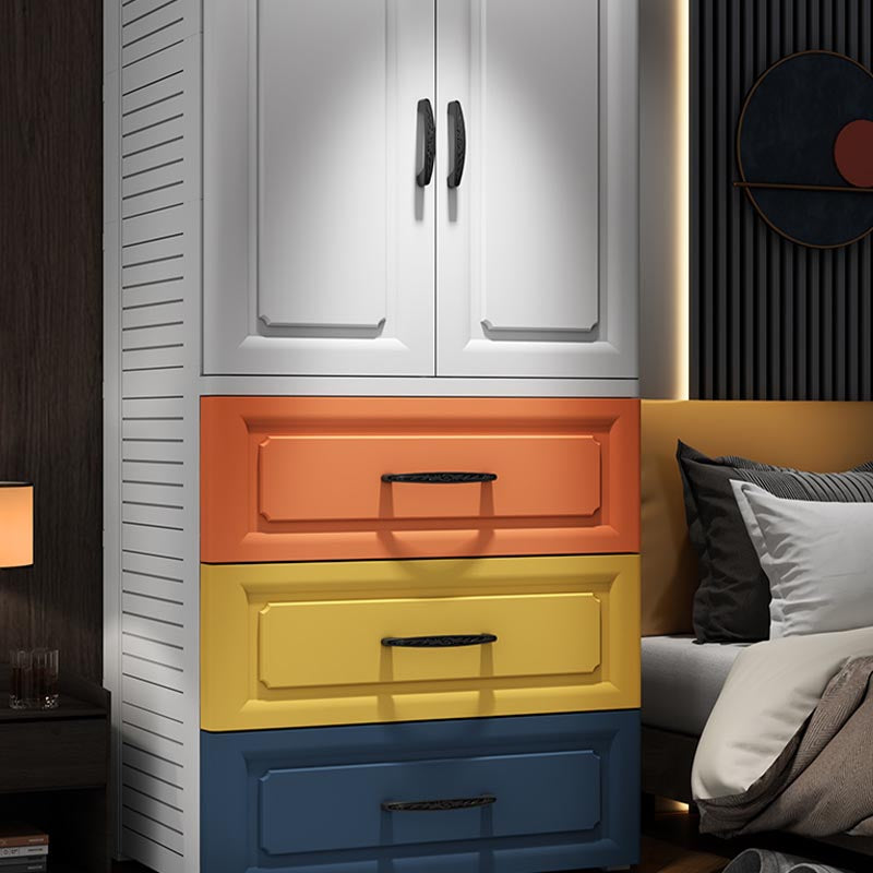 Contemporary Wardrobe Closet Plastic Wardrobe Cabinet with Legs