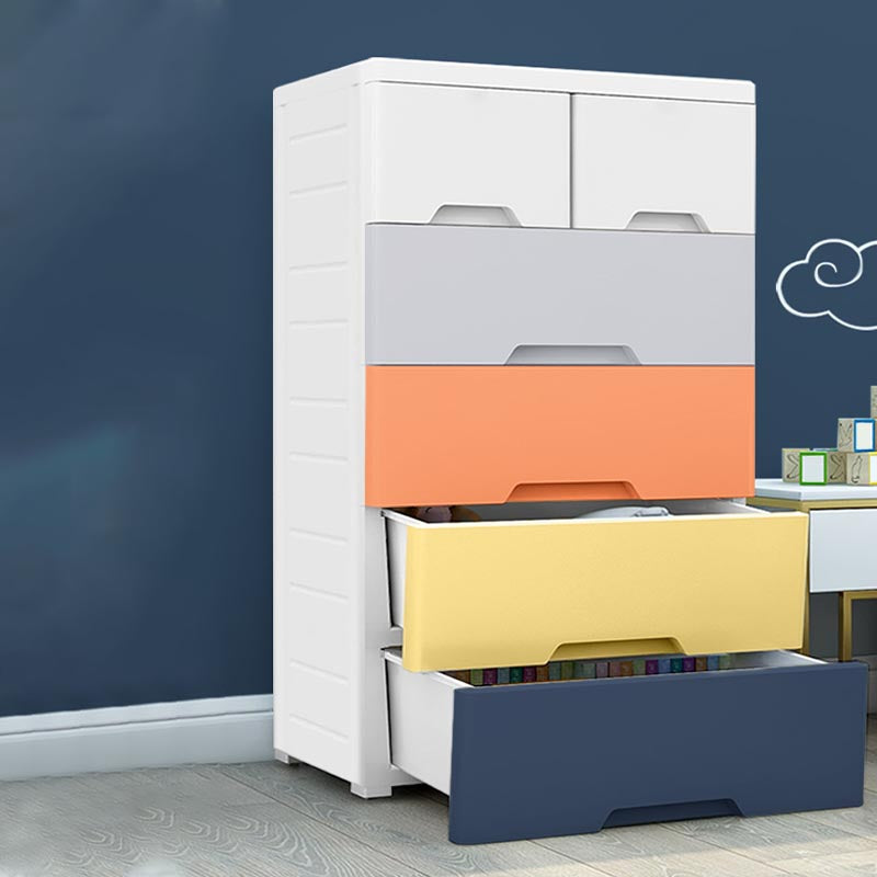 Non-Hanging Armoire with Drawer Contemporary Storage Cabinet