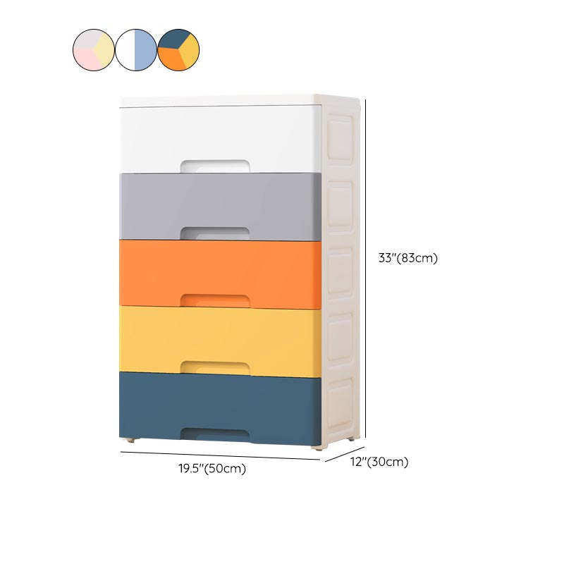 Non-Hanging Armoire with Drawer Contemporary Storage Cabinet