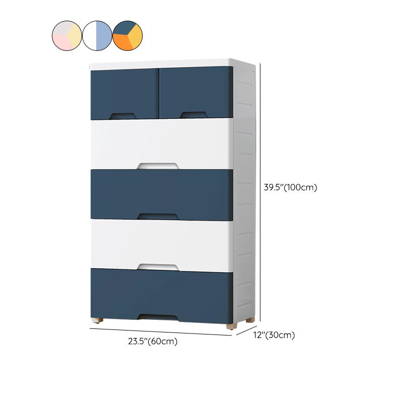 Non-Hanging Armoire with Drawer Contemporary Storage Cabinet