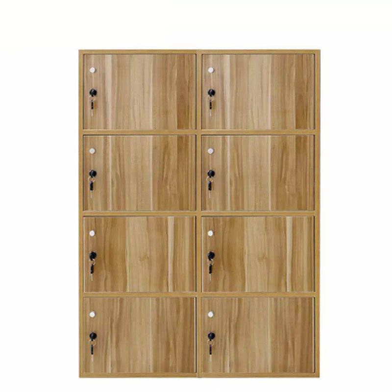 Matte Finish Non-Hanging Cabinet Modern Wood Storage Cabinet with Hinged Doors