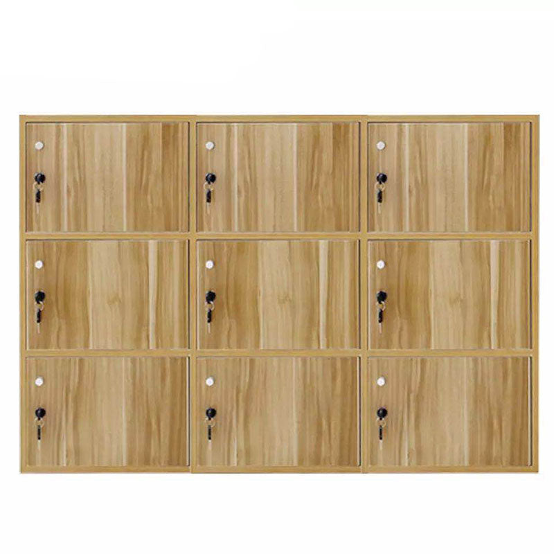 Matte Finish Non-Hanging Cabinet Modern Wood Storage Cabinet with Hinged Doors