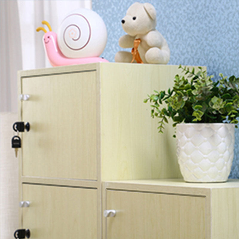 Matte Finish Non-Hanging Cabinet Modern Wood Storage Cabinet with Hinged Doors