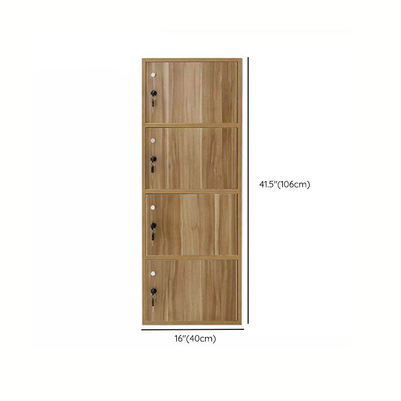 Matte Finish Non-Hanging Cabinet Modern Wood Storage Cabinet with Hinged Doors