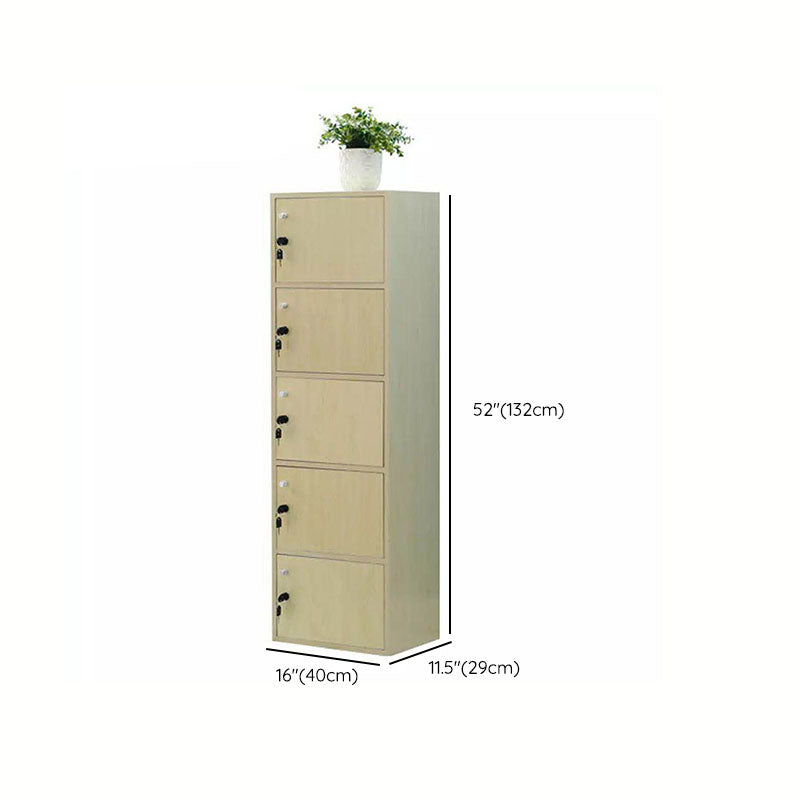 Matte Finish Non-Hanging Cabinet Modern Wood Storage Cabinet with Hinged Doors
