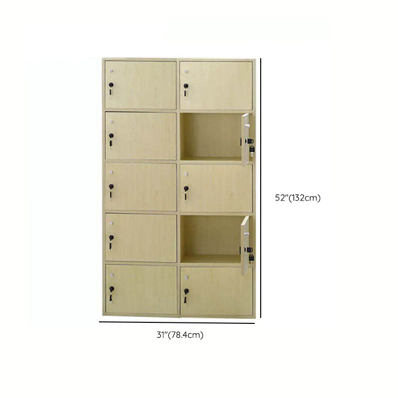 Matte Finish Non-Hanging Cabinet Modern Wood Storage Cabinet with Hinged Doors