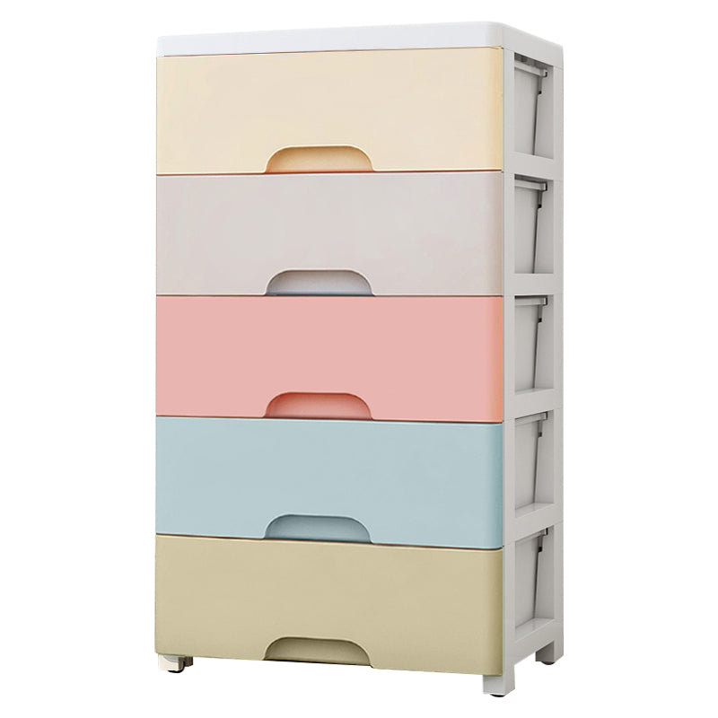 Non-Hanging Armoire with Legs Contemporary Plastic Storage Cabinet
