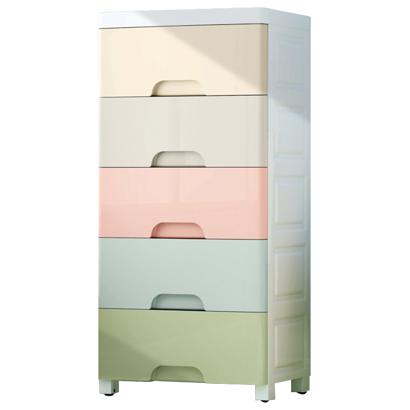 Non-Hanging Armoire with Legs Contemporary Plastic Storage Cabinet