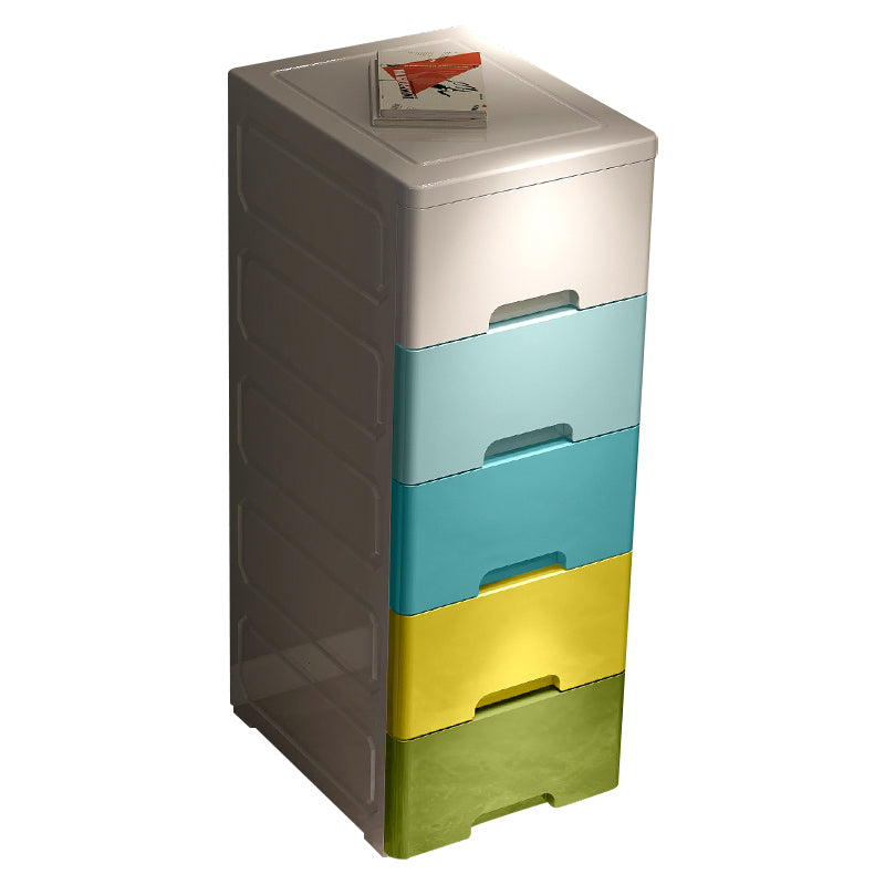 Non-Hanging Armoire with Legs Contemporary Plastic Storage Cabinet