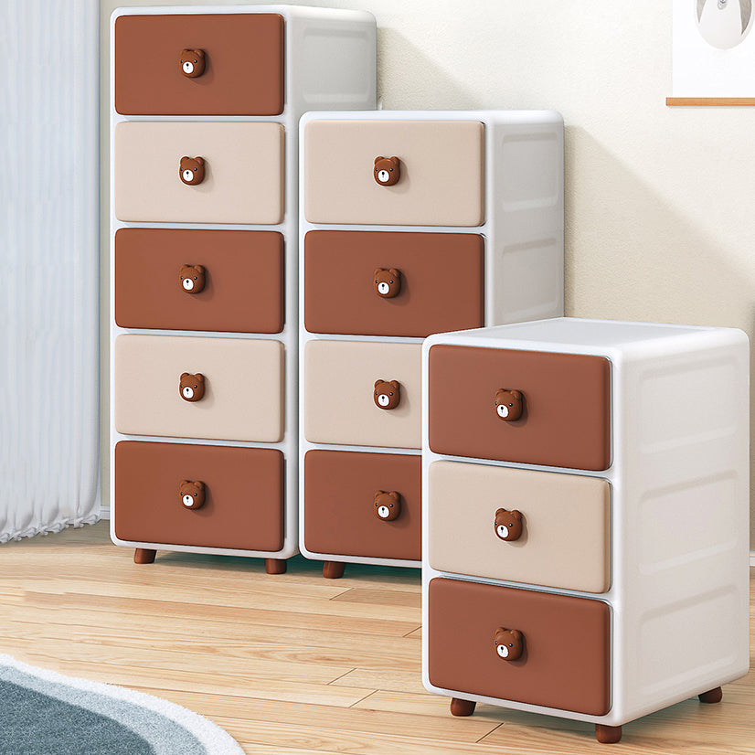 Contemporary Storage Cabinet with Legs Non-Hanging Armoire for Home