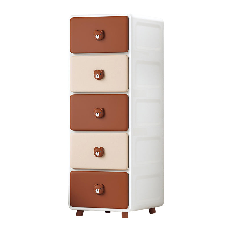 Contemporary Storage Cabinet with Legs Non-Hanging Armoire for Home