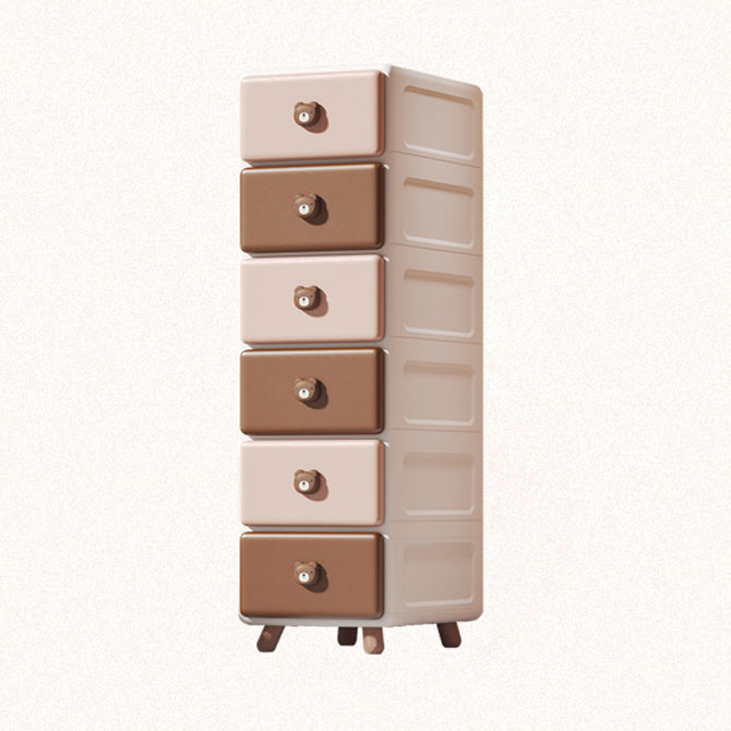 Contemporary Storage Cabinet with Legs Non-Hanging Armoire for Home