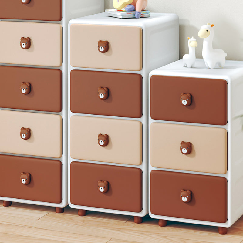 Contemporary Storage Cabinet with Legs Non-Hanging Armoire for Home