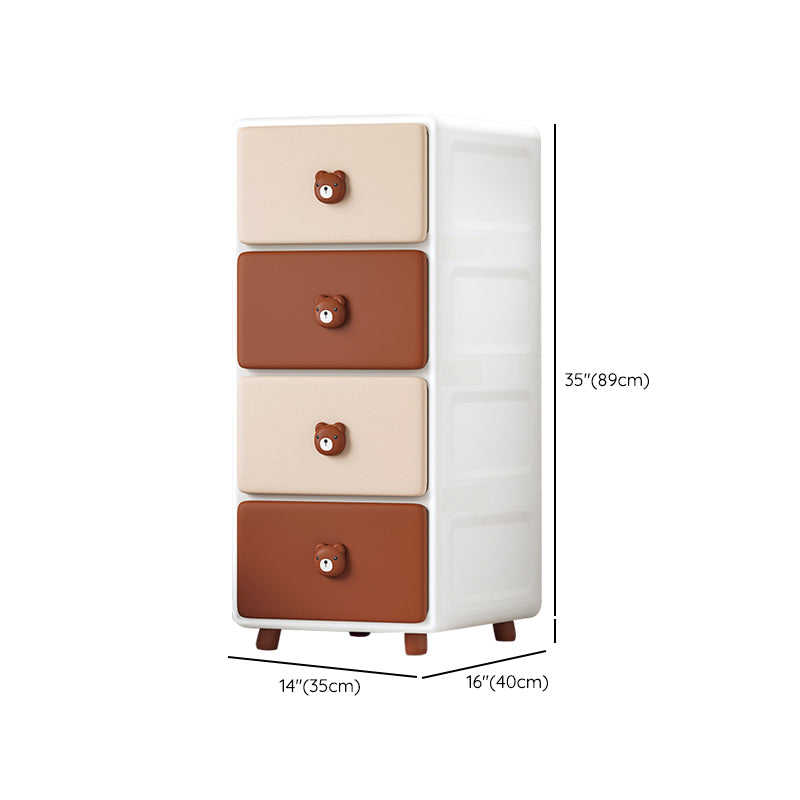 Contemporary Storage Cabinet with Legs Non-Hanging Armoire for Home